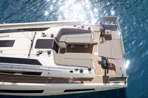 Dufour 48 monohull sailboat aft cockpit