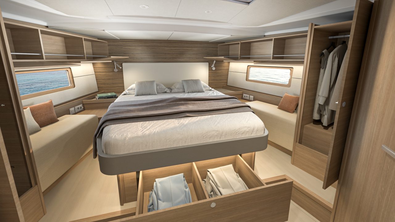 OCEANIS 52 interior double cabin