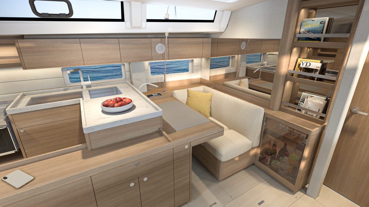 OCEANIS 52 interior saloon