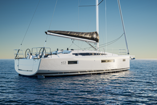 Sun Odyssey 415 exterior - hull and aft