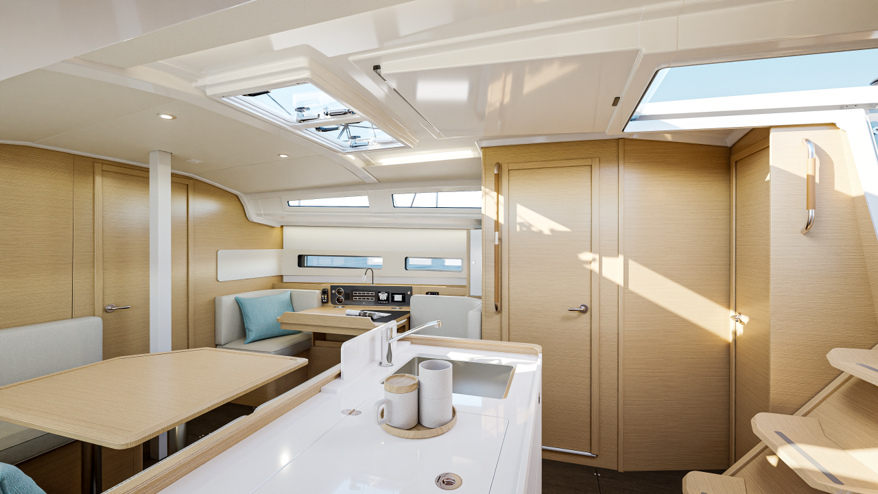Sun Odyssey 415 galley