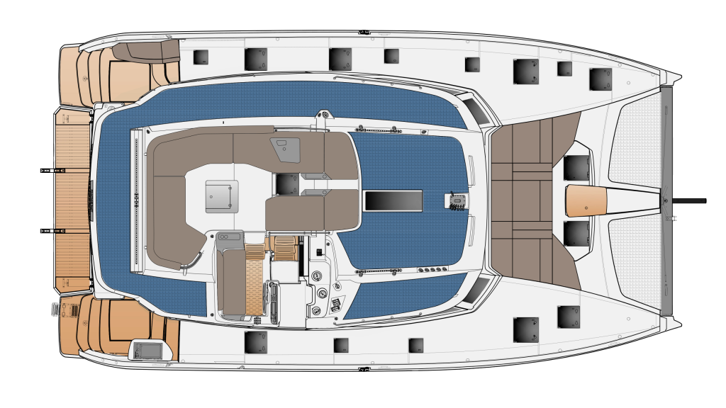 Fountaine Pajot 48 Deck