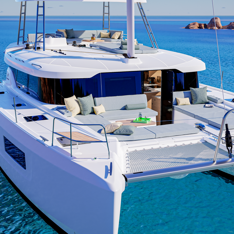 Lagoon 47 forward area