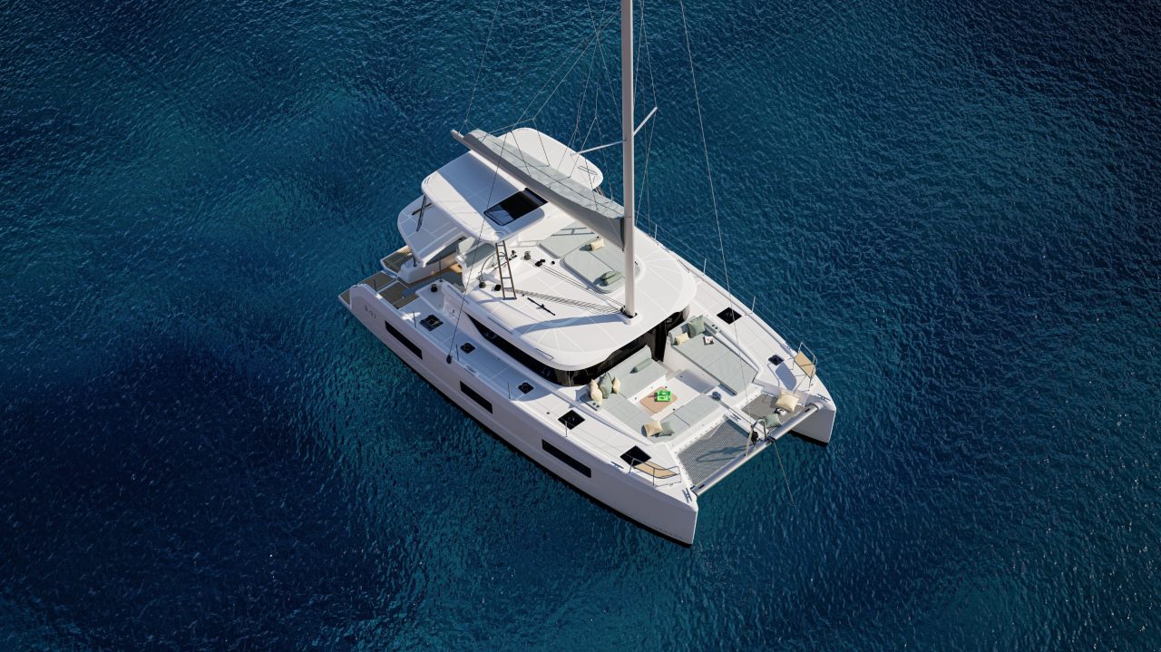 Lagoon 47 Ariel View