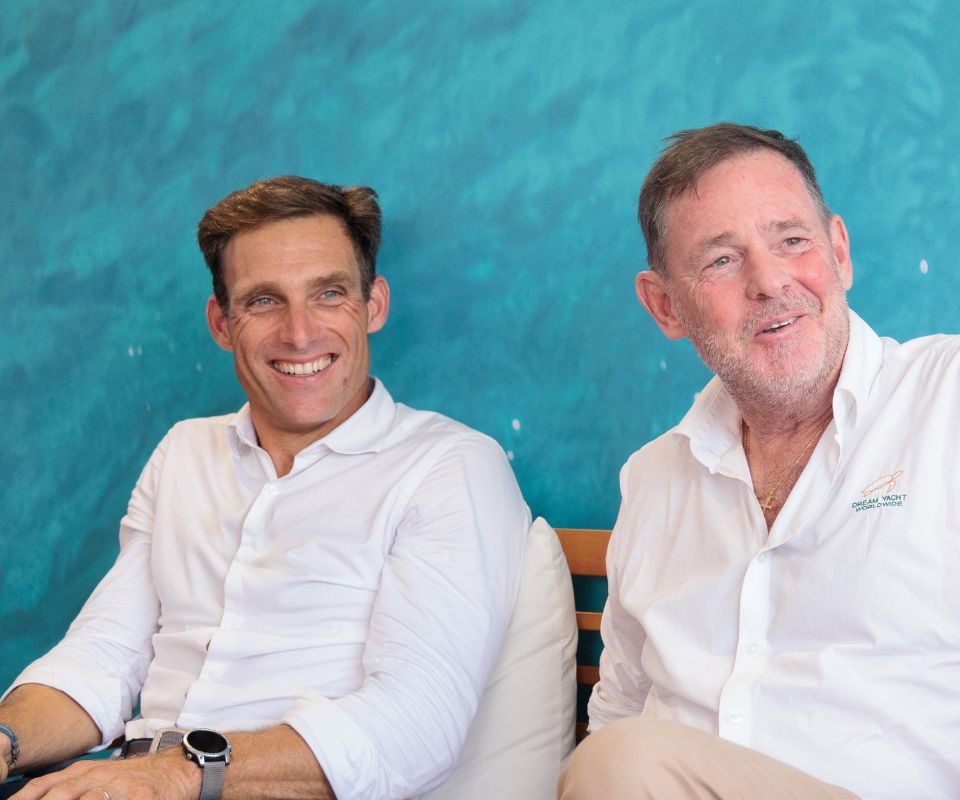 New Chief Development Officer Romain Motteau and Dream Yacht Founder Loic Bonnet