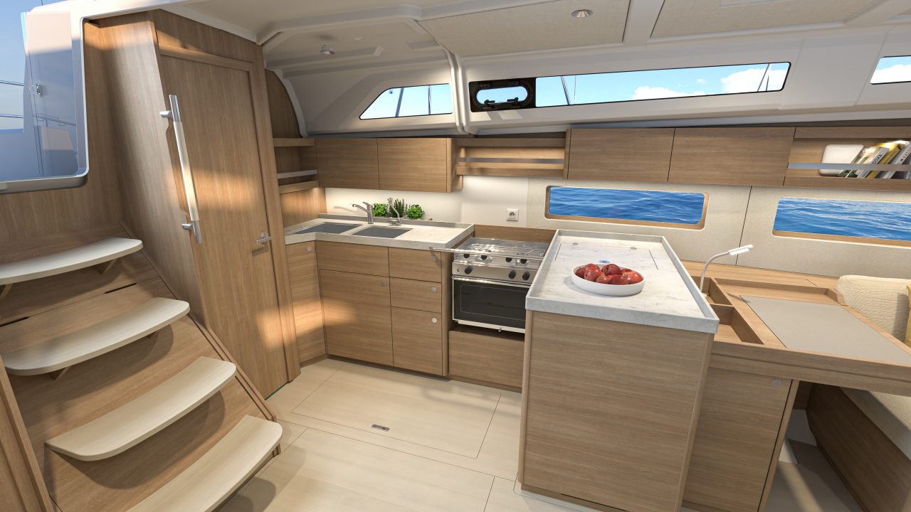 OCEANIS 42 galley