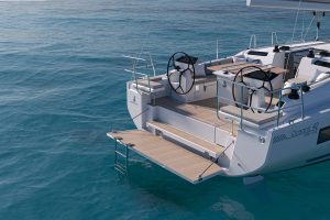 OCEANIS 42 aft and swim deck